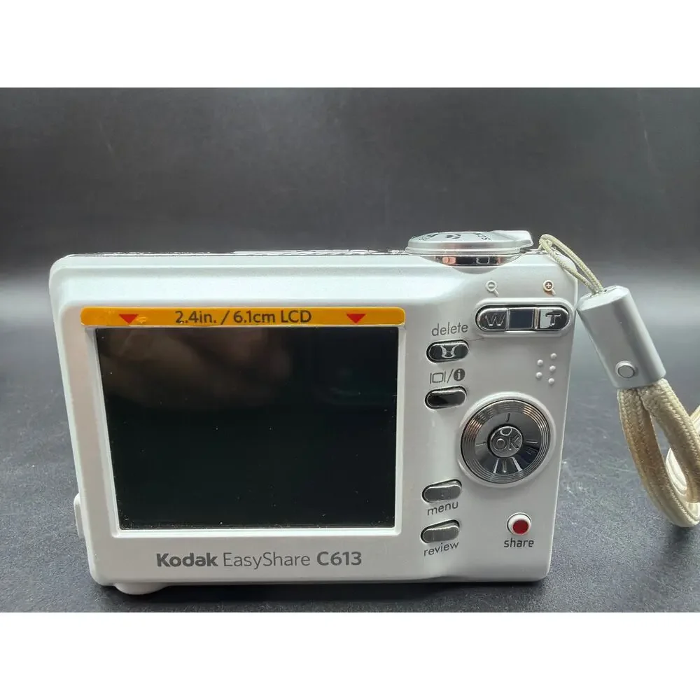 Kodak EasyShare C613 6.2MP Digital Camera Tested Works Charger Manual CD
